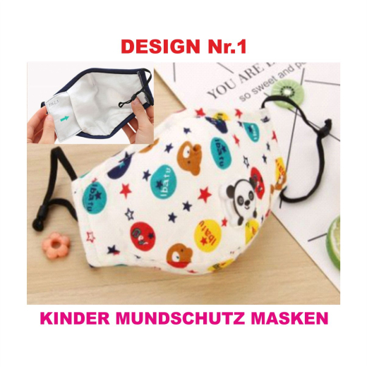 KINDERMASKE TYP2, inkl. Filter 5-lagig