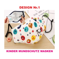 KINDERMASKE TYP2, inkl. Filter 5-lagig